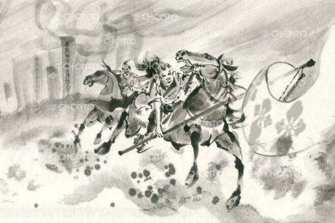 競い馬　戦国　姫